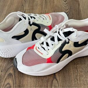 Jordan Athletic Shoes - White, Red, Black